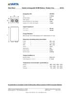 Datasheet for Varta 44036, EAN: 4008496550814
