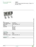 Datasheet for Schneider Electric 33601, EAN: 3303430336013