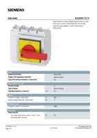Datasheet for Siemens 3LD23051TL13, EAN: 4011209786950