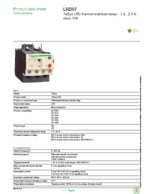 Datasheet for Schneider Electric LRD07, EAN: 3389110346770