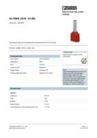 Datasheet for Phoenix Contact 3201026, EAN: 4017918094577