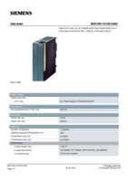 Datasheet for Siemens 6ES73401CH020AE0, EAN: 4025515072560