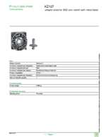 Datasheet for Schneider Electric KZ127, EAN: 3389110743777