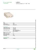 Datenblatt zu Schneider Electric LUFN11, EAN: 3389110365177