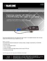 Datasheet for BlackBox KVT100A, EAN: 00822088066606