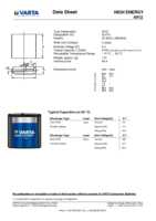 Datasheet for Varta 48086, EAN: 4008496559947