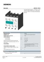 Datasheet for Siemens 3RH19111FB11, EAN: 4011209267336