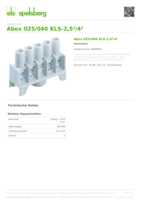 Datasheet for Spelsberg 84000401, EAN: 4013902110230