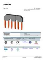 Datasheet for Siemens 3RT19464BA31, EAN: 4011209305915
