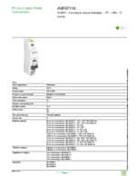 Datasheet for Schneider Electric A9F07116, EAN: 3606480438356