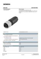 Datasheet for Siemens 6GK19050FB00, EAN: 4019169402033