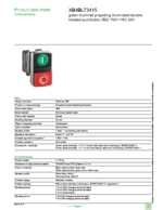 Datenblatt zu Schneider Electric XB4BL73415, EAN: 3389119043571