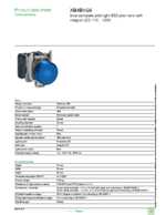 Datasheet for Schneider Electric XB4BVG6, EAN: 3389110168273