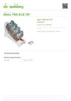 Datasheet for Spelsberg 84007001, EAN: 4013902852390
