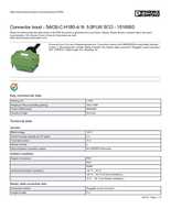 Datasheet for Phoenix Contact 1516593, EAN: 4017918967383