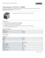 Datasheet for Phoenix Contact 1206829, EAN: 4017918178871