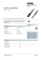 Datasheet for Phoenix Contact 1507308, EAN: 4017918900137