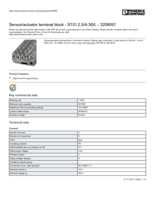 Datasheet for Phoenix Contact 3209057, EAN: 4046356143301