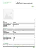 Datasheet for Schneider Electric XVUZ12, EAN: 3606480887154