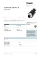 Datasheet for Phoenix Contact 1663116, EAN: 4017918116583