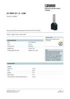 Datasheet for Phoenix Contact 3200823, EAN: 4017918094379