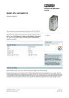 Datasheet for Phoenix Contact 2866705, EAN: 4046356152891