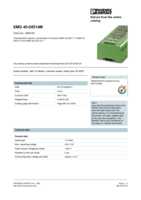 Datasheet for Phoenix Contact 2950129, EAN: 4017918083977