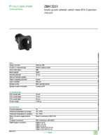 Datasheet for Schneider Electric ZB6CD23, EAN: 3389110776812