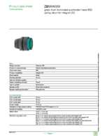 Datenblatt zu Schneider Electric ZB5AW333, EAN: 3389110909944