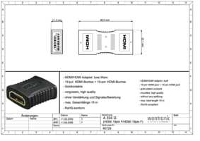 Datasheet for Goobay 60729, EAN: 4040879607296
