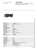 Datenblatt zu Schneider Electric XB6DW3B1B, EAN: 3389110763782
