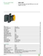 Datasheet for Schneider Electric XB5AVB5, EAN: 3389110903799