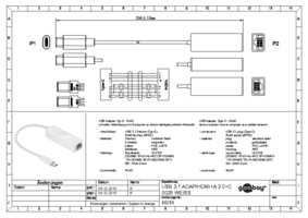 Datasheet for Goobay 66255, EAN: 4040849662553