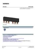 Datasheet for Siemens 3RV19152AB, EAN: 4011209504653