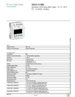 Datasheet for Schneider Electric SR2A101BD, EAN: 3389110547535