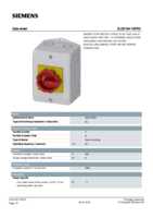 Datasheet for Siemens 3LD21641GP53, EAN: 4011209524224