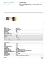 Datasheet for Schneider Electric XB6AV5BB, EAN: 3389110764529