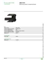 Datasheet for Schneider Electric ZB6Y009, EAN: 3389110768121