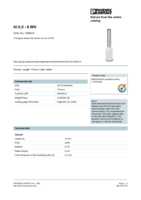 Datasheet for Phoenix Contact 3200014, EAN: 4017918093662