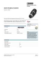 Datasheet for Phoenix Contact 1521601, EAN: 4017918953041