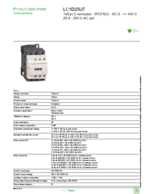 Datenblatt zu Schneider Electric LC1D25U7, EAN: 3389110350081