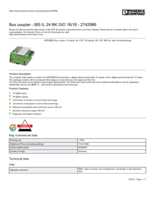 Datenblatt zu Phoenix Contact 2742586, EAN: 4017918603984