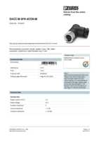 Datasheet for Phoenix Contact 1513444, EAN: 4017918911577
