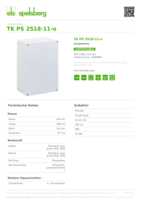 Datasheet for Spelsberg 11090801, EAN: 4013902150267