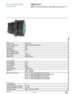 Datasheet for Schneider Electric ZB5AA331, EAN: 3389110904536