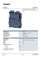 Datasheet for Siemens 3RV29174A, EAN: 4011209719101