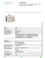 Datasheet for Schneider Electric LA1KN22M, EAN: 3389110428445