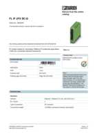 Datasheet for Phoenix Contact 2832425, EAN: 4017918929138