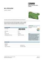 Datasheet for Phoenix Contact 2819574, EAN: 4017918941154