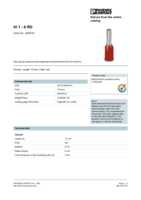 Datasheet for Phoenix Contact 3200742, EAN: 4017918094331